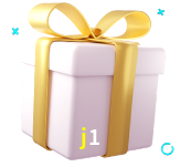 Receba seus bônus de boas-vindas no j1